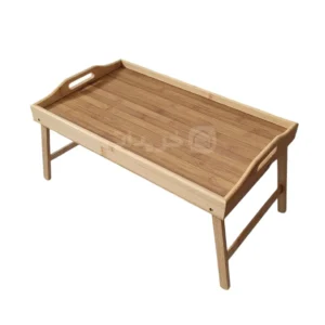 قیمت و خرید سینی سرو پایه دار تاشو بامبو