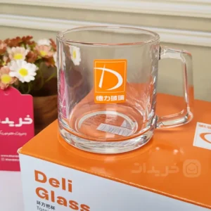 لیوان دسته دار مربعی دلی گلس