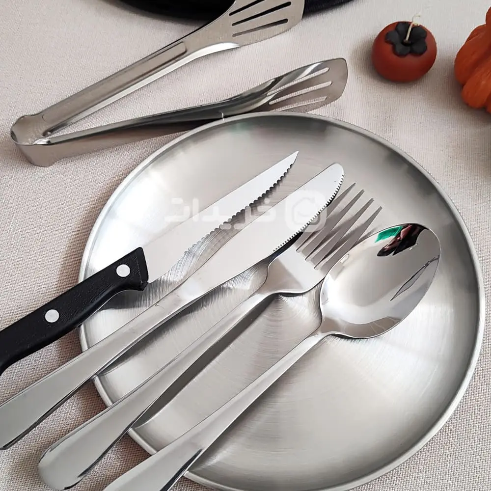 Stainless-Steel-Camping-Crockery-Set-4-People-4 قیمت ظروف مسافرتی استیل