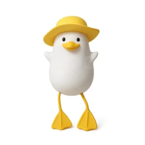 قیمت و خرید چراغ خواب سیلیکونی طرح اردک نشسته