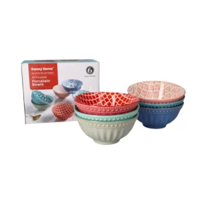 قیمت و خرید ست 6 عددی کاسه سرامیکی دنی هوم کد 60FGW