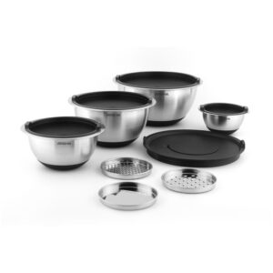 قیمت و خرید سرویس کاسه استیل با رنده 12 تکه عرشیا کد MB278-3638