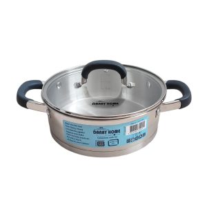 قیمت و خرید قابلمه استیل 20 سانتی متر دنی هوم کد DH17-20B