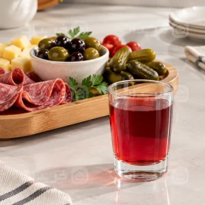 شات شیشه ای برند DELI مجموعه 6 عددی