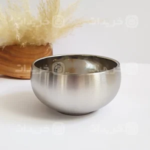 کاسه استیل دوجداره قطر 11.5 سانتی متر