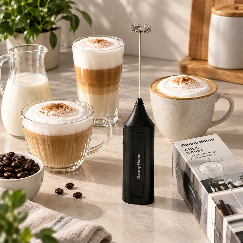 danny-home-milk-frother-4 همزن باتری خور دنی هوم